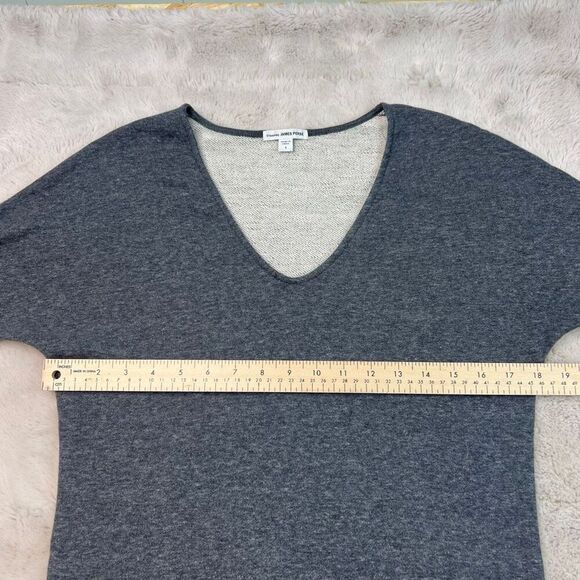 Standard James Perse Sweater Dress Womens Size 1 S-M Gray French Terry Sweatshir - Picture 7 of 10